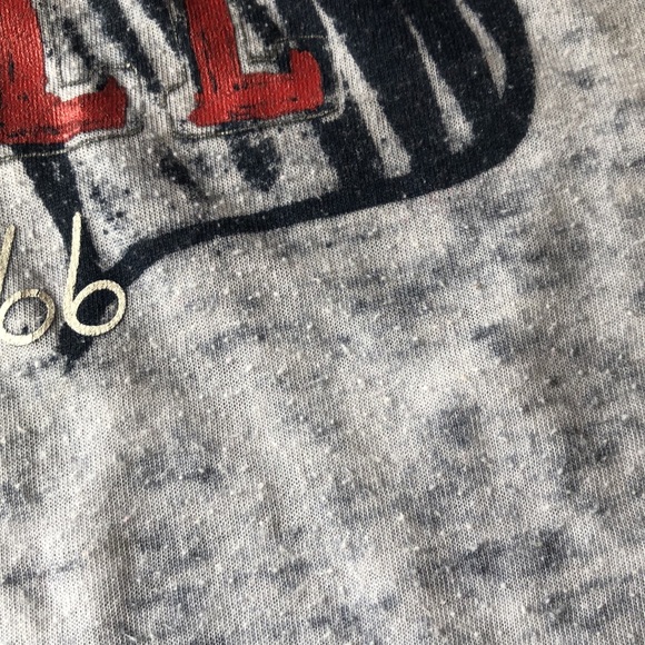 Atlanta Braves long fitted v-neck TShirt Sz S - Picture 10 of 12